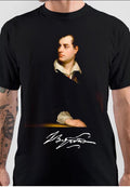 Lord Byron Half Sleeve Black T-Shirt Hoodie, Sweatshirt | CoreVibeTees.com