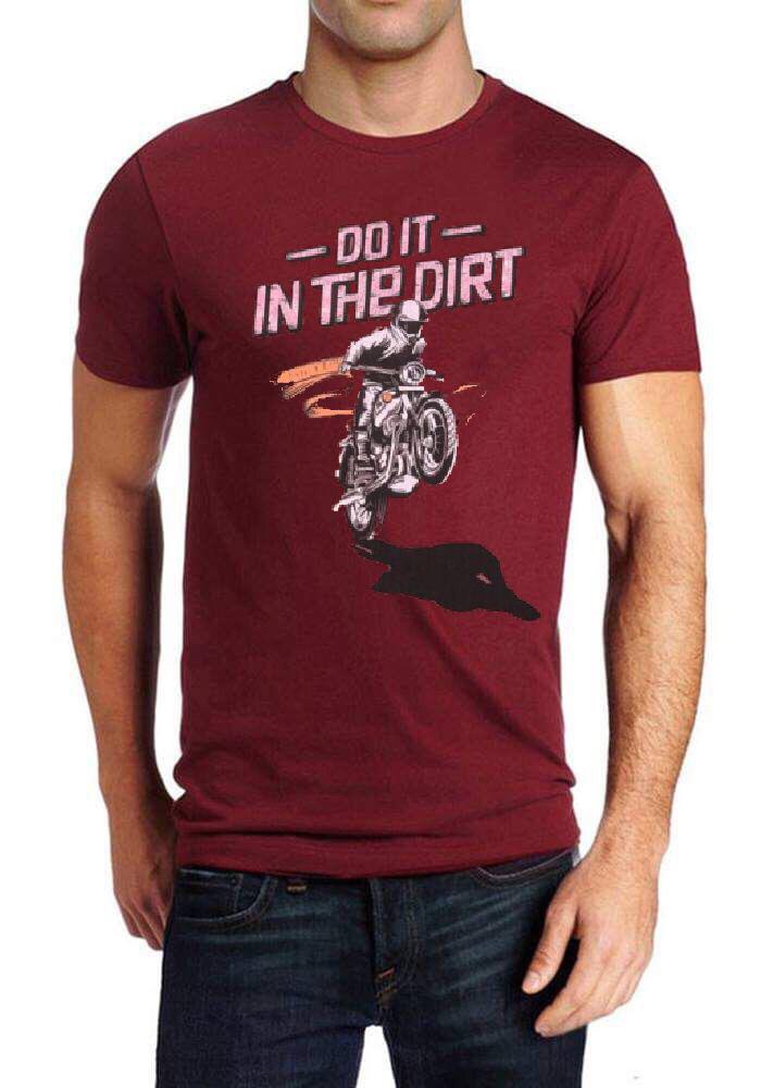 Royal Enfield Maroon Half Sleeve T-Shirt Hoodie, Sweatshirt | CoreVibeTees.com