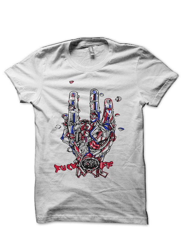 Fuck Off White Half Sleeve T-Shirt Hoodie, Sweatshirt | CoreVibeTees.com