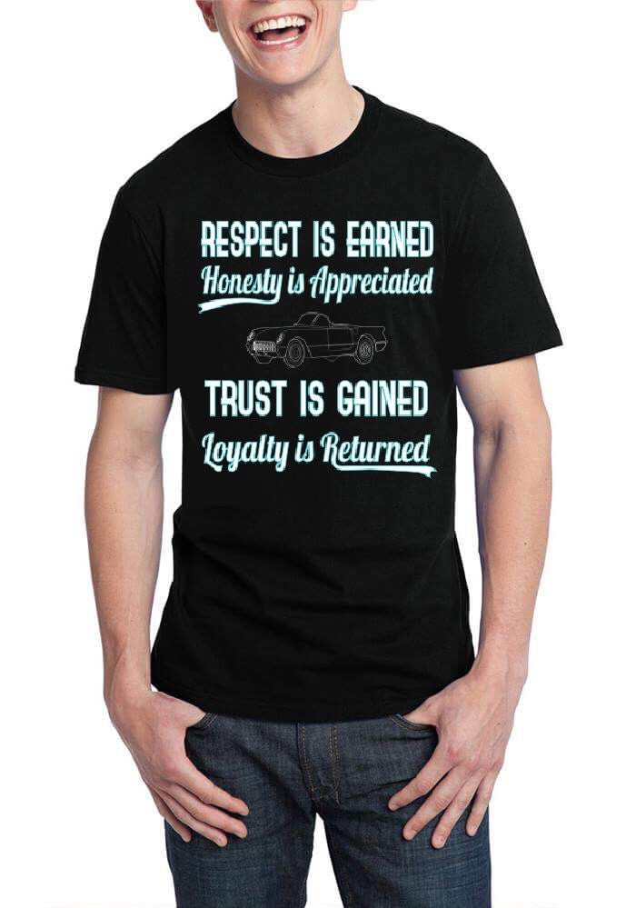 Respect Is Earned Honesty Is Appreciated Trust Is Gained Loyalty Is Returned T-Shirt Hoodie, Sweatshirt | CoreVibeTees.com
