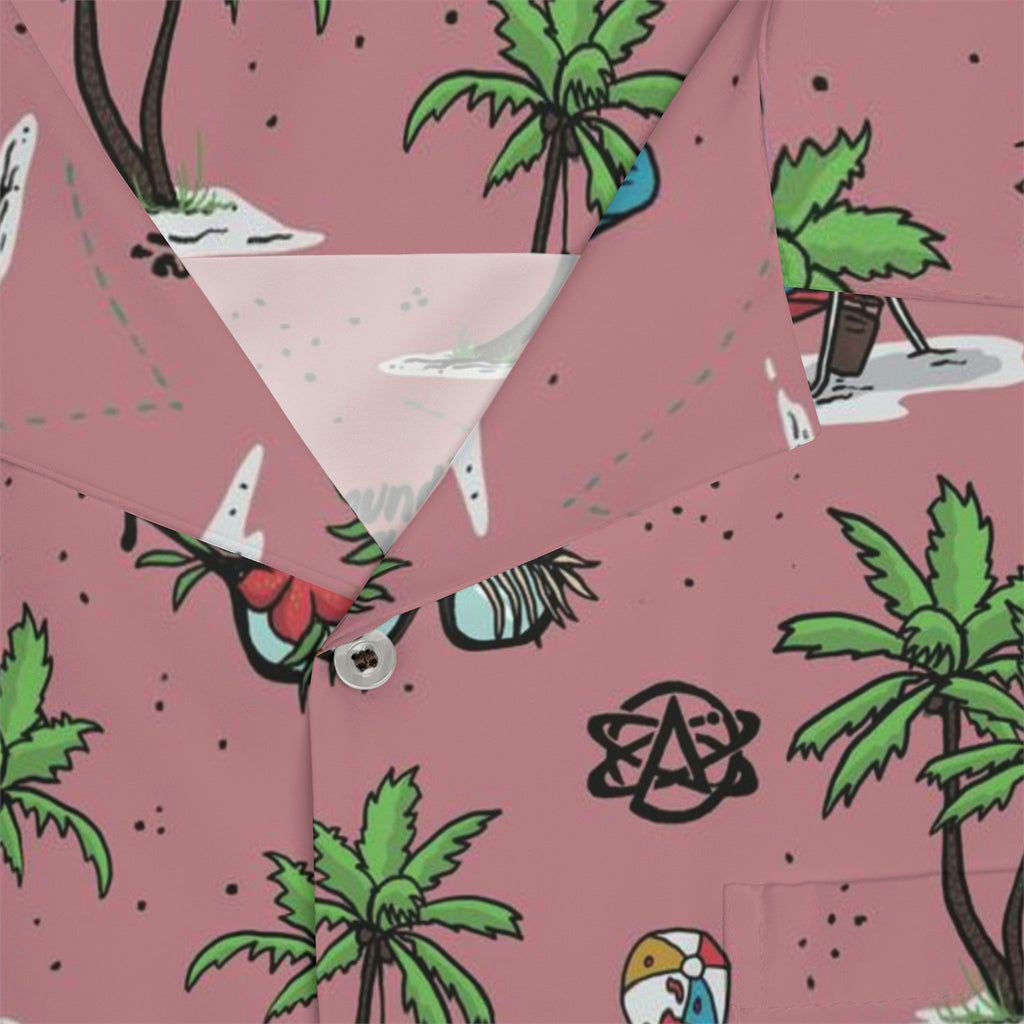 Edmund's Escape Pink Hawaiian Shirt Hoodie, Sweatshirt | CoreVibeTees.com (Image 2)