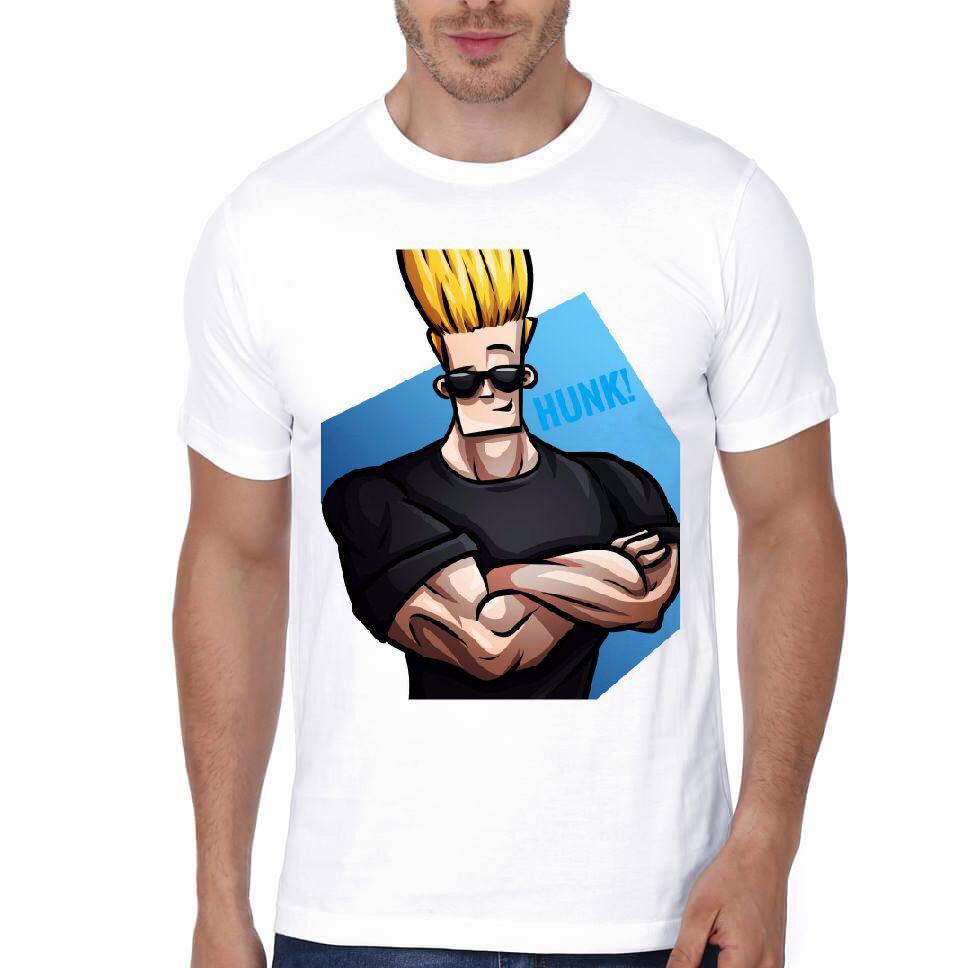 Johnny Bravo White T-Shirt Hoodie, Sweatshirt | CoreVibeTees.com