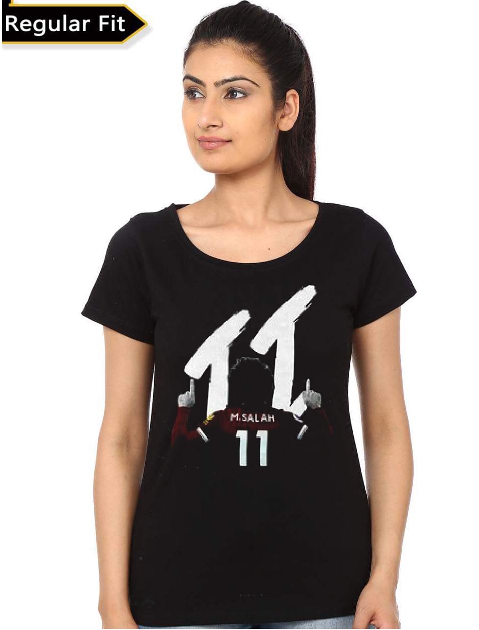 Mohamed Salah Girlâ€™s Black T-Shirt Hoodie, Sweatshirt | CoreVibeTees.com