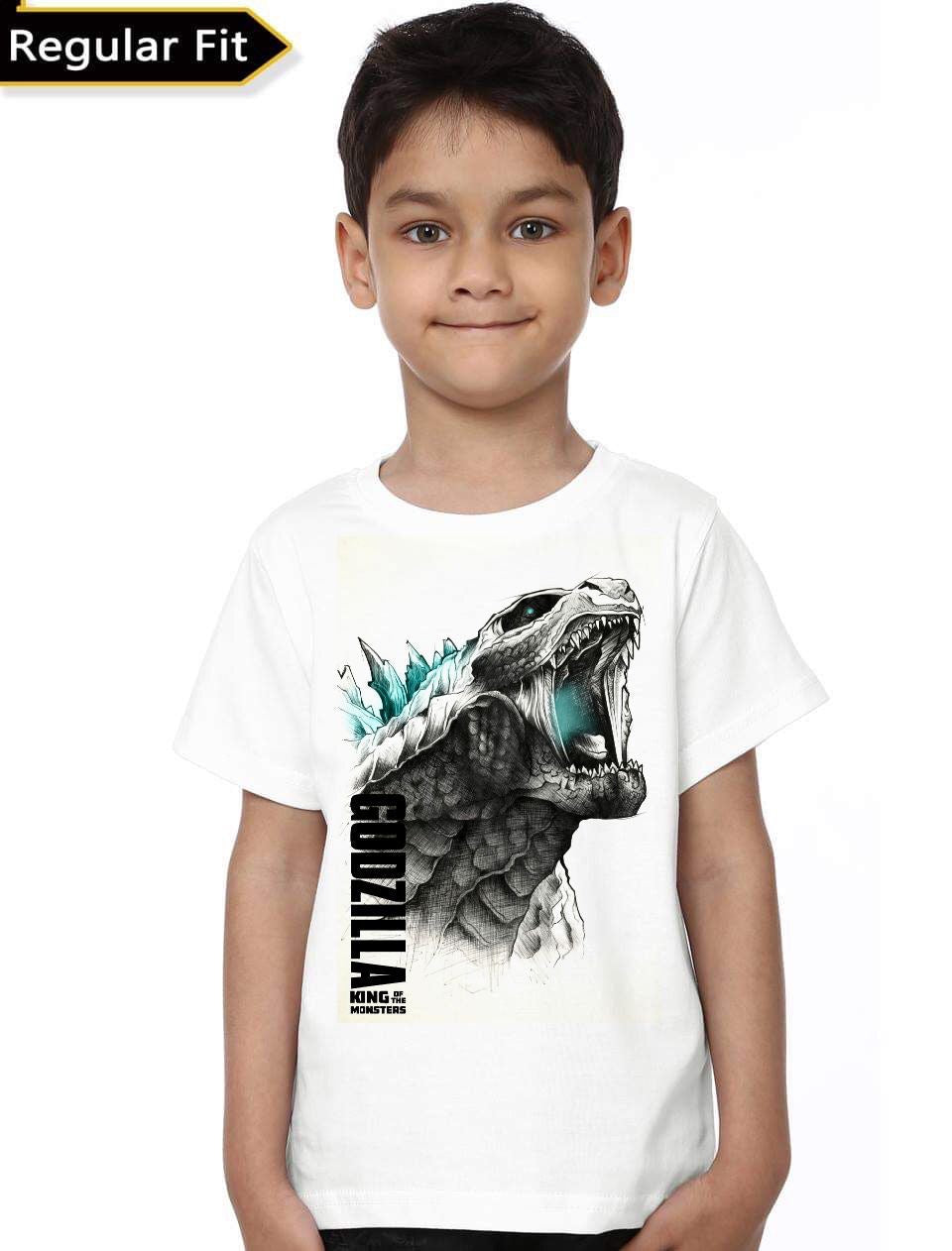 Godzilla White Kids T-Shirt Hoodie, Sweatshirt | CoreVibeTees.com