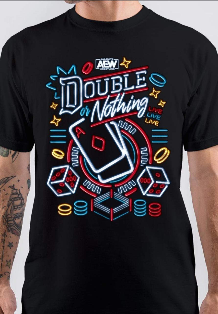 AEW Double Or Nothing T-Shirt Hoodie, Sweatshirt | CoreVibeTees.com