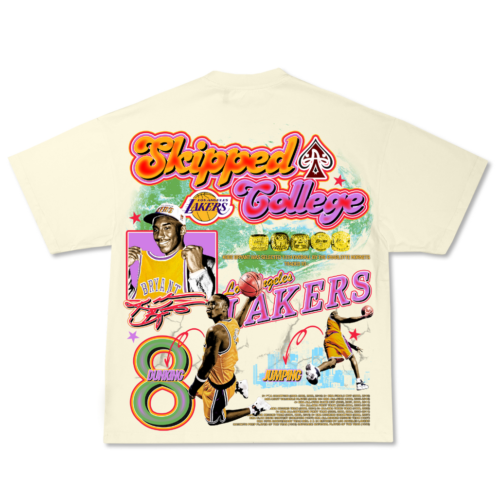 Kobe "Skipped College" Tee Hoodie, Sweatshirt | CoreVibeTees.com (Image 2)