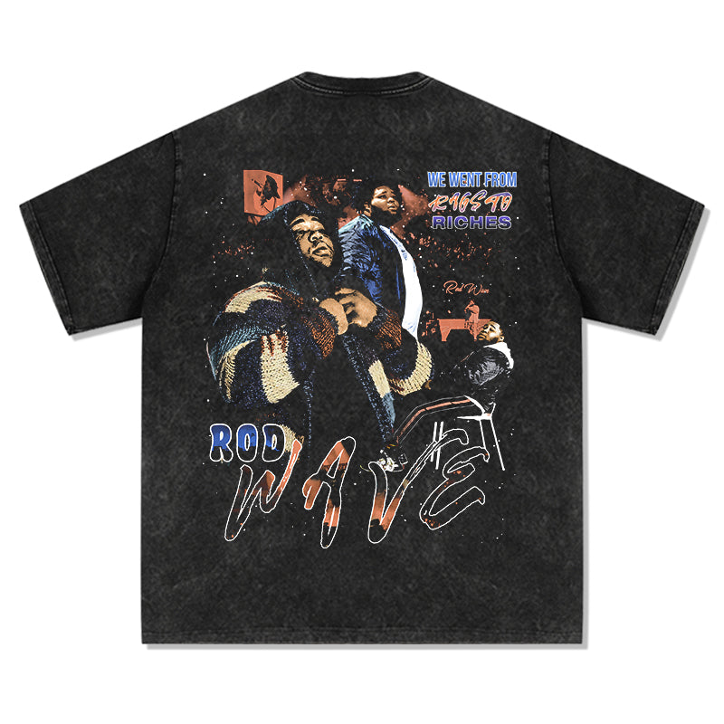 We Went From Rags Riches By Rod Wave Signature Sweatshirt T-Shirts, Hoodie | CoreVibeTees.com (Image 3)