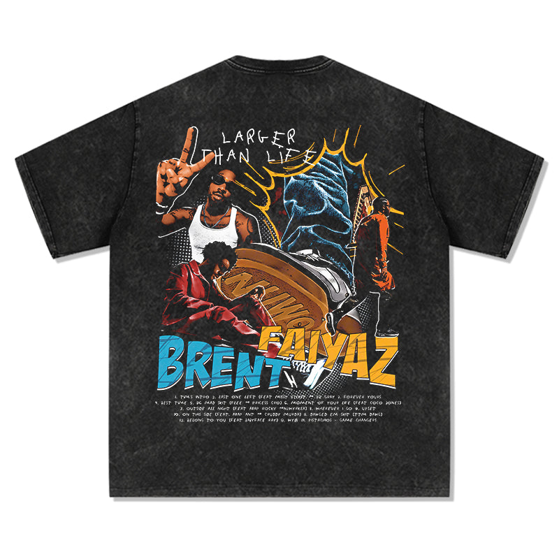 Larger than Life By Brent Faiyaz Hoodie T-Shirts, Sweatshirt | CoreVibeTees.com (Image 4)