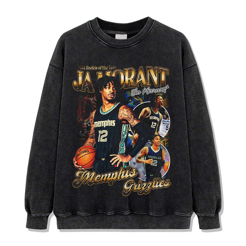 Ja Morant Sweatshirt NBA 2024 Style006 T-Shirts, Hoodie | CoreVibeTees.com (Image 1)