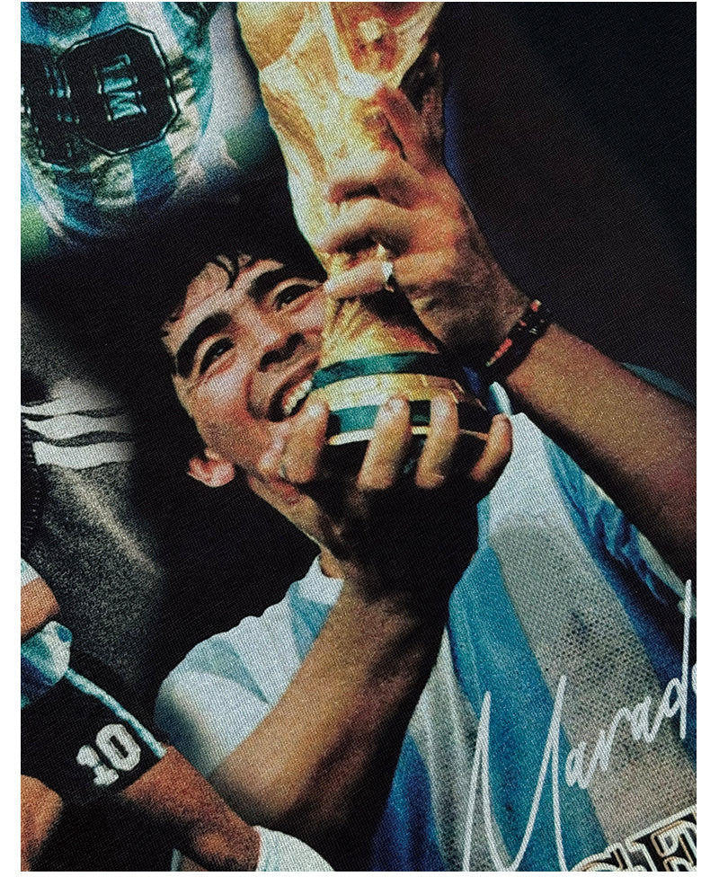 Diego Maradona â€œSignatureâ€ Hoodie Style001 T-Shirts, Sweatshirt | CoreVibeTees.com (Image 5)