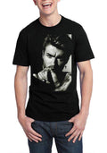 George Michael Half Sleeve Black T-Shirt Hoodie, Sweatshirt | CoreVibeTees.com