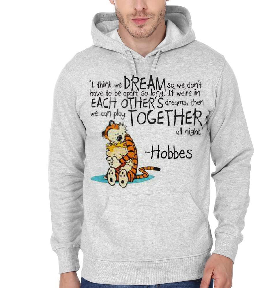 Calvin And Hobbes Grey Hoodie T-Shirts, Sweatshirt | CoreVibeTees.com