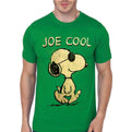 Joe Cool Half Sleeve Green T-Shirt Hoodie, Sweatshirt | CoreVibeTees.com