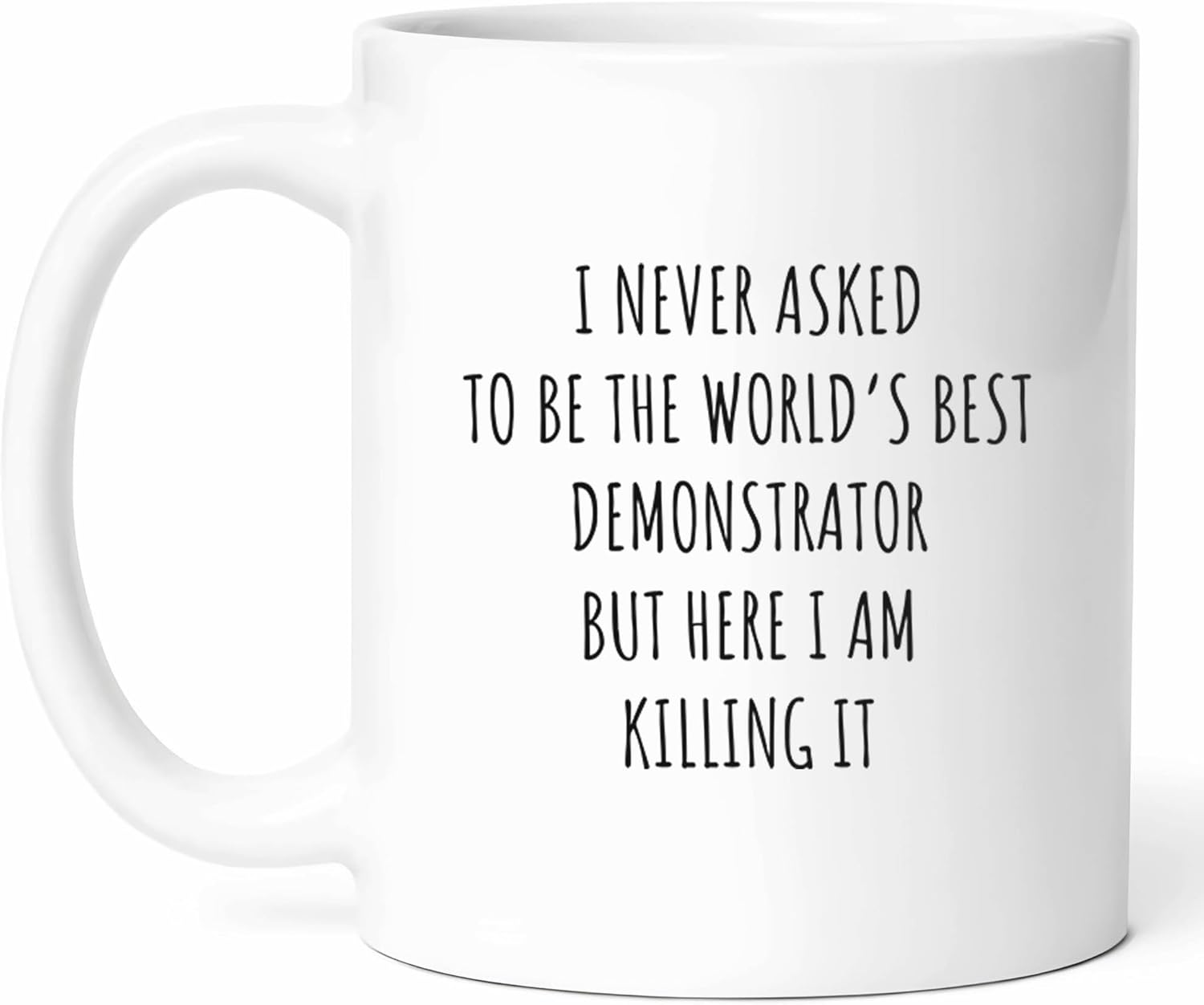 Best Demonstrator Mug - Presentation Expert Coffee Cup - Trainer Funny Gift From Peers - Workshop Leader Tea Mugs - Instructional Guide Cups - 11 Oz Ceramic Gifts For Educators, Birthday, Him, Her