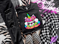 EMBROID CHUBBY UNICORN UNISEX TEE ADULTS/KIDS (Copy) Hoodie, Sweatshirt | CoreVibeTees.com (Image 1)