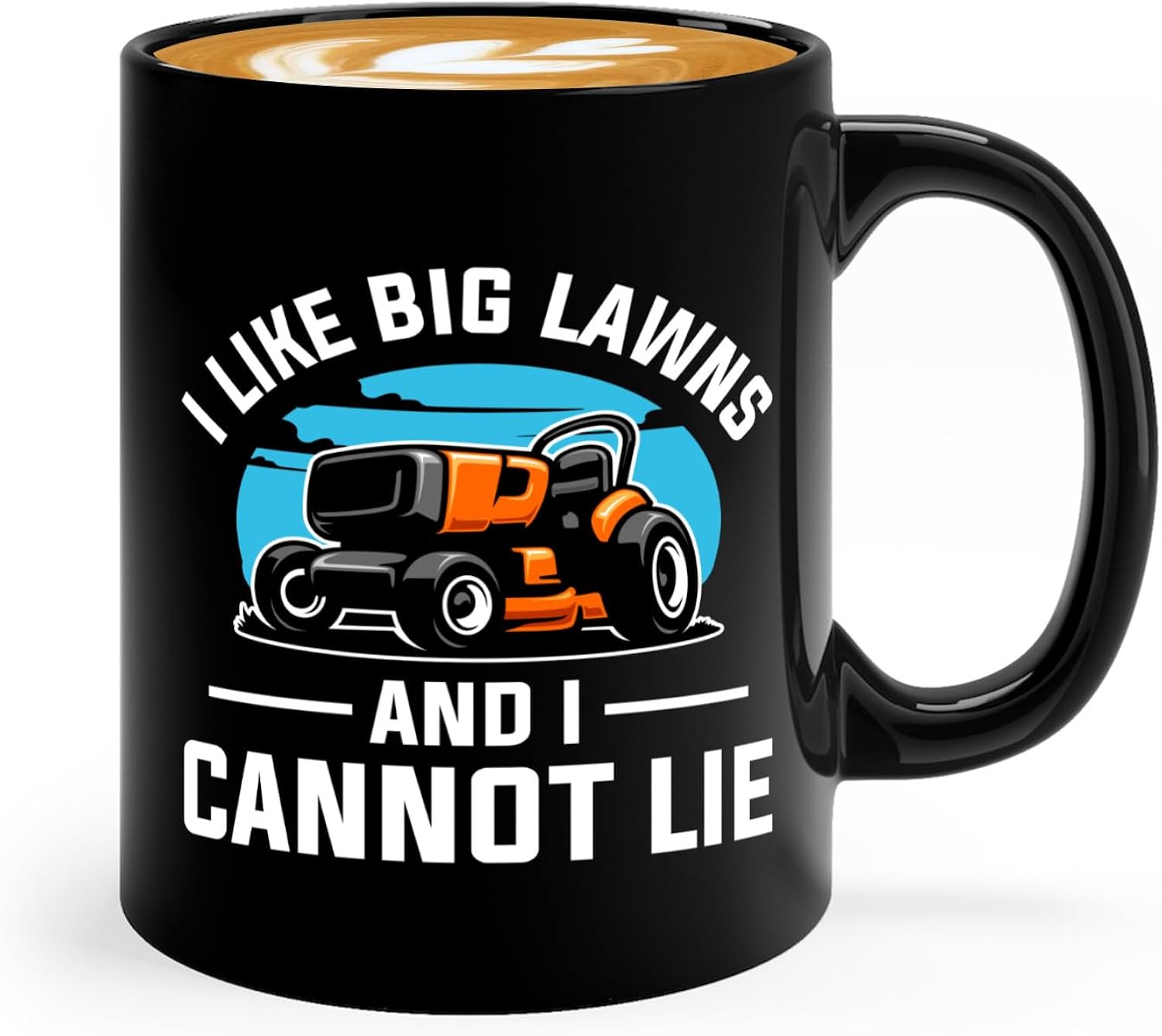 Landscaper Coffee Mug 11oz Black -I like big - Construction Worker Architecture Student Landscape Architectural Building Designer