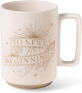 Fringe Studio Stoneware Utah Mug, "New Beginnings", 12 Fl. Ounces, 3.25" x 4.25" (483015)