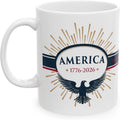 America 250 Years Patriotic Eagle Mug 1776–2026 Semiquincentennial Coffee Cup