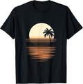 Minimalist Tropical Sunset Design