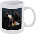 Drinking Glasses, Coffee Mugs With Handle, 3D Bald Eagle Printed Classic Mug Is Suitable For Home, Office, Restaurant, And Cafe