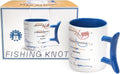 Fishing Knot Coffee Mug - Learn How to Tie Five Fishing Knots - Fun Present for Fishing Enthusiasts, Sailor, Boat Lover