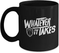 Cleveland Whatever It Takes Mug Acrylic Coffee Holder Black 11oz Basketball Team CLE Fan Gear