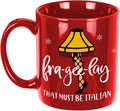 Funny Christmas Coffee Mug, 11oz Christmas Story Drinking Cup Merchandise, Novelty Holiday Party Cups for Table Decorations, Xmas White Elephant Gifts for Women Men Coworkers - Frageelay