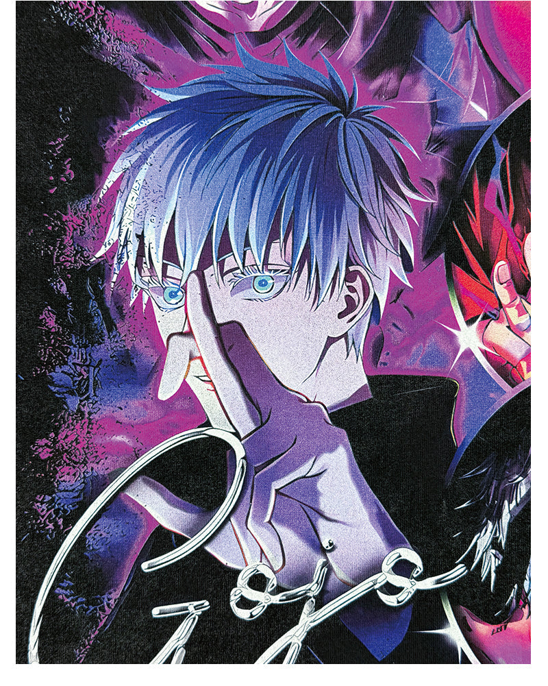 Satoru Gojo Jujutsu Kaisen "Anime" TEE Hoodie, Sweatshirt | CoreVibeTees.com (Image 5)