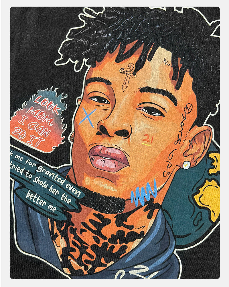 21 Savage By Comics 47 HOODIE T-Shirts, Sweatshirt | CoreVibeTees.com (Image 5)