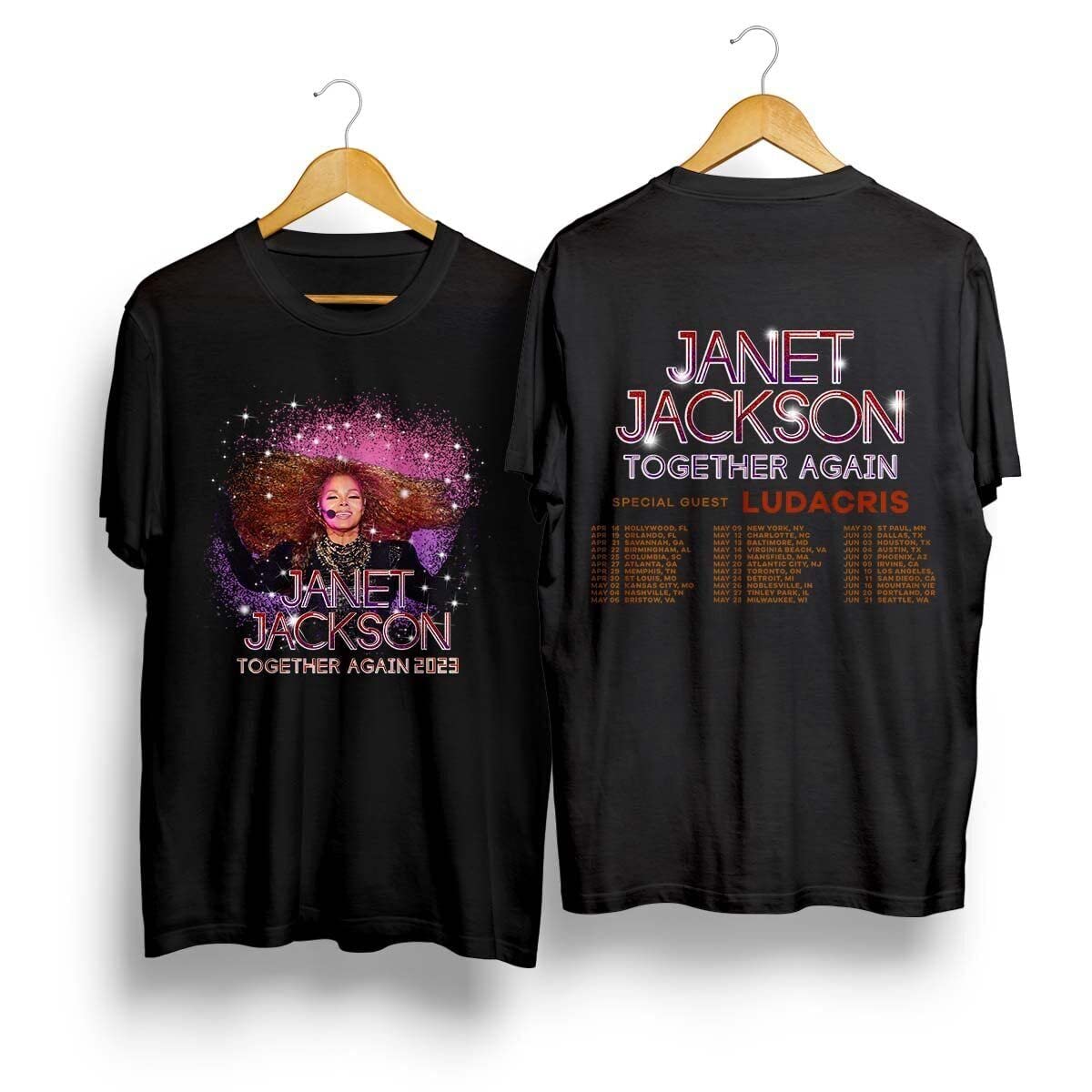 Janet Jackson Together Again Tour 2023 Shirt, Janet Jackson 2023 Tour Shirt, Janet Tour Shirt Hoodie, Sweatshirt