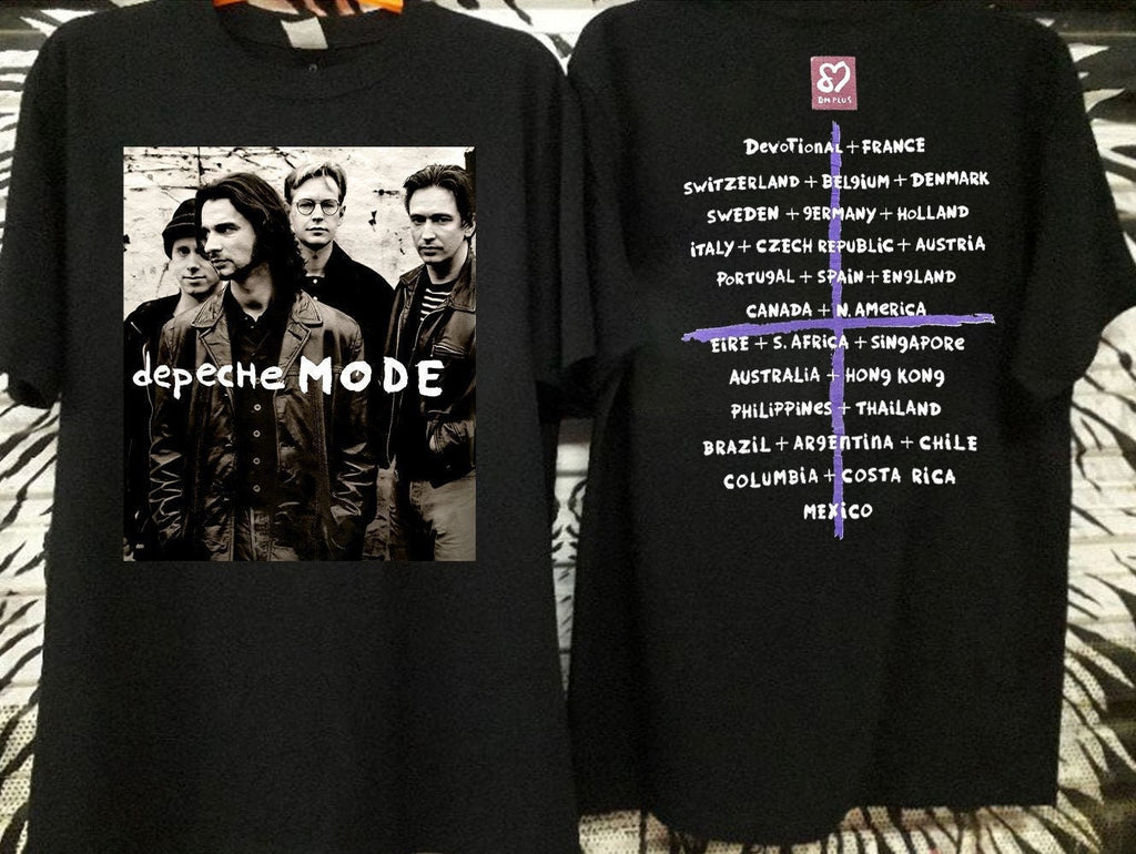 Vintage 1993 Depeche Mode Faith Devotional World Tour Concert 90S T-Shirt, Depeche Mode T-Shirt Hoodie, Sweatshirt