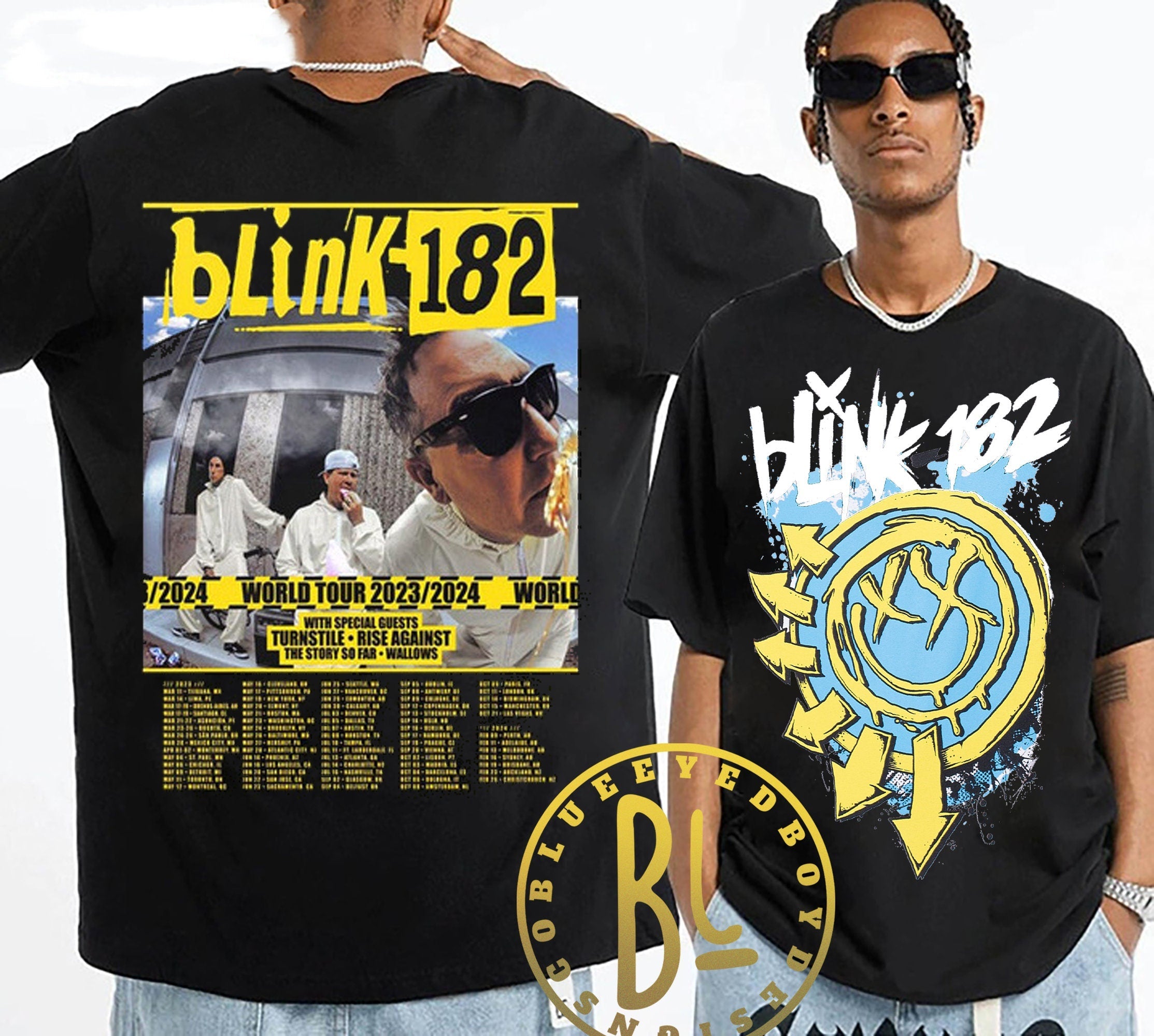 182 The World Tour 2023 2024 Shirt, Rock And Roll Concert Hoodie, Sweatshirt | CoreVibeTees.com