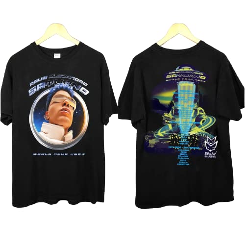 Vintage Rauw Alejandro Tour Shirt, Saturno 2023 World Tour, Fan Shirt Hoodie, Sweatshirt | CoreVibeTees.com