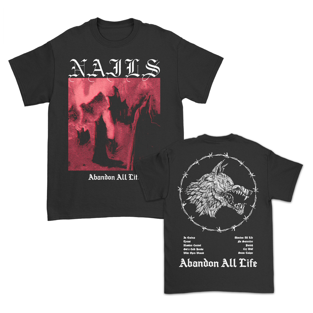 Abandon All Life T-Shirt (Black) Hoodie, Sweatshirt | CoreVibeTees.com (Image 1)