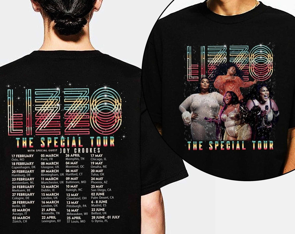 Li.z.zo The Special Tour 2023 Shirt, Li.z.zo Special World Tour 2023 T-Shirt Hoodie, Sweatshirt | CoreVibeTees.com