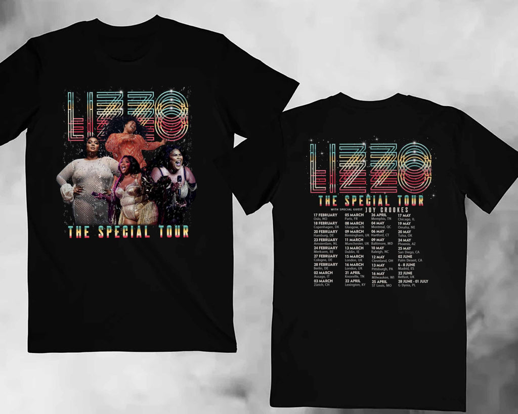 Li.z.zo Special World Tour 2023 Shirt, Li.z.zo Tour Shirt, Li.z.zo Grammy 2023 Shirt Hoodie, Sweatshirt | CoreVibeTees.com