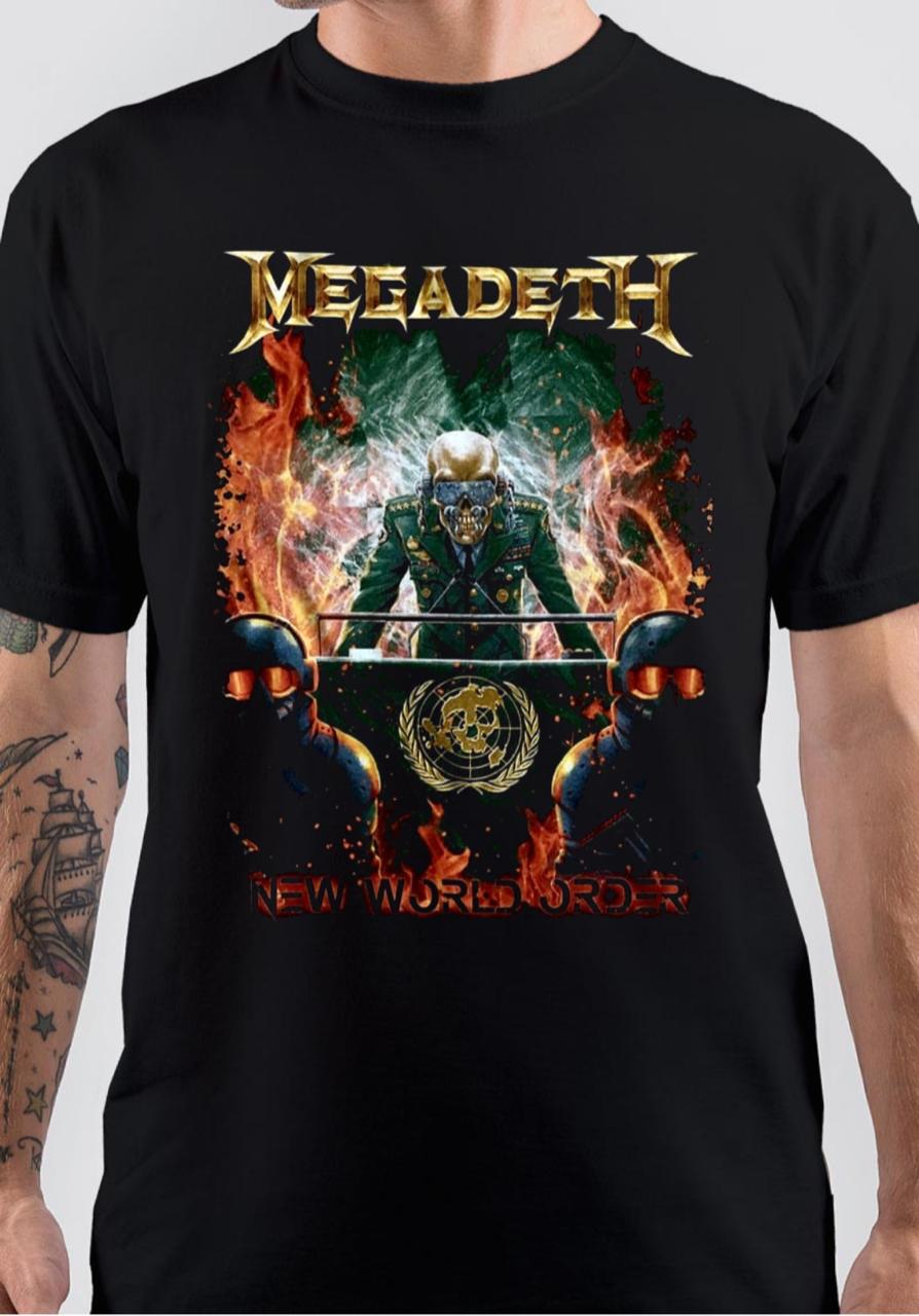 Megadeth Black T-Shirt Style008 Hoodie, Sweatshirt | CoreVibeTees.com