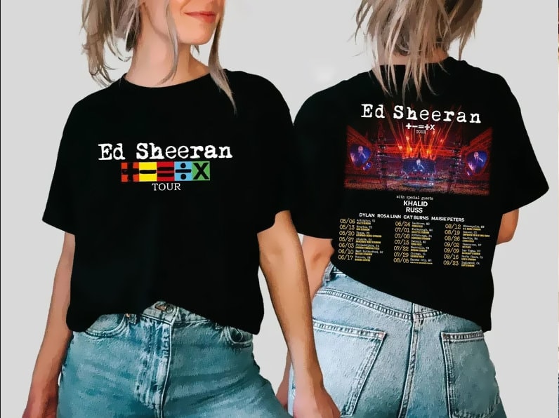 Ed Shee The Mathematics Tou Shirt, 2023 Ed Shee Concert Tee Hoodie, Sweatshirt | CoreVibeTees.com