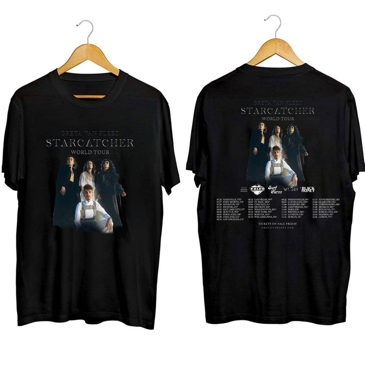 Greta Van Fleet Starcatcher World Tour 2023 Shirt, Greta Van Fleet Band Fan Shirt, Greta Van Fleet 2023 Tour Shirt...