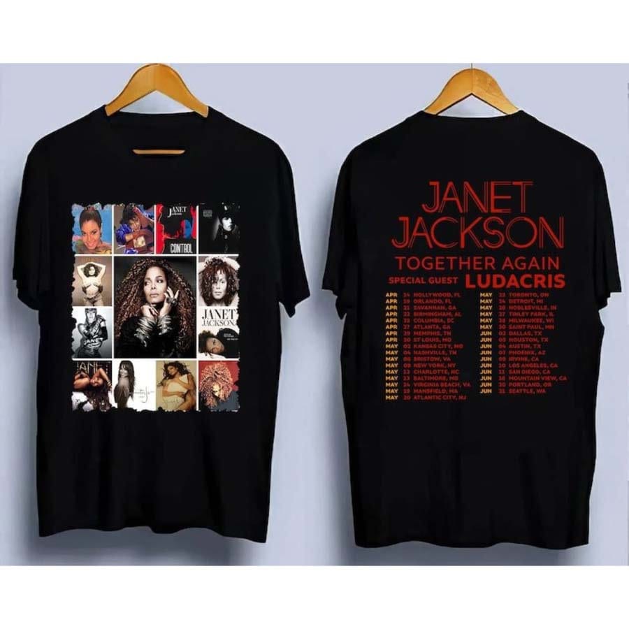 Janet Jackson Tour 2023 Shirt, Together Again Tour 2023 Shirt Hoodie, Sweatshirt | CoreVibeTees.com