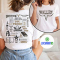 Wallen Shirt Two Side, Western Cowboy Shirt, One thing at a Time Shirt, Cowgirl Shirt, Wallen Western shirt Hoodie,...