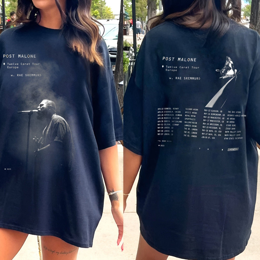 Posty Shirt, Twelve Carat Tour 2023 Shirt Hoodie, Sweatshirt | CoreVibeTees.com