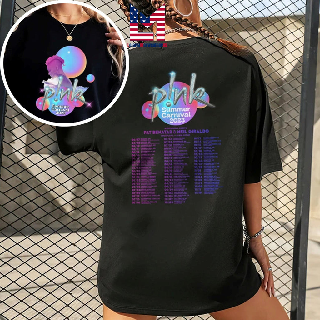 Summer Carnival Tour Shirt, P!nk Pink Summer Carnival 2023 EU Europe Tour Shirt Hoodie, Sweatshirt | CoreVibeTees.com