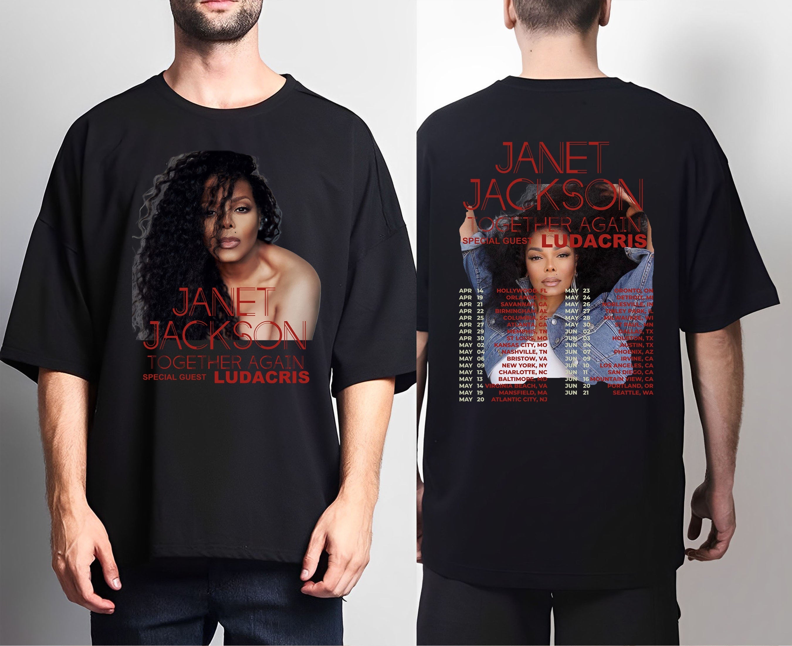 Janet Jackson T- Shirt, Together Again Tour 2023 Tee, Hoodie, Sweatshirt | CoreVibeTees.com