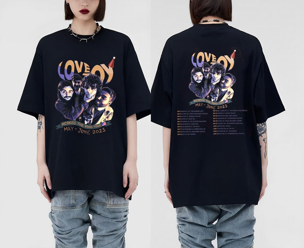 Across The Pond Tour 2023 T-Shirt Hoodie, Sweatshirt | CoreVibeTees.com
