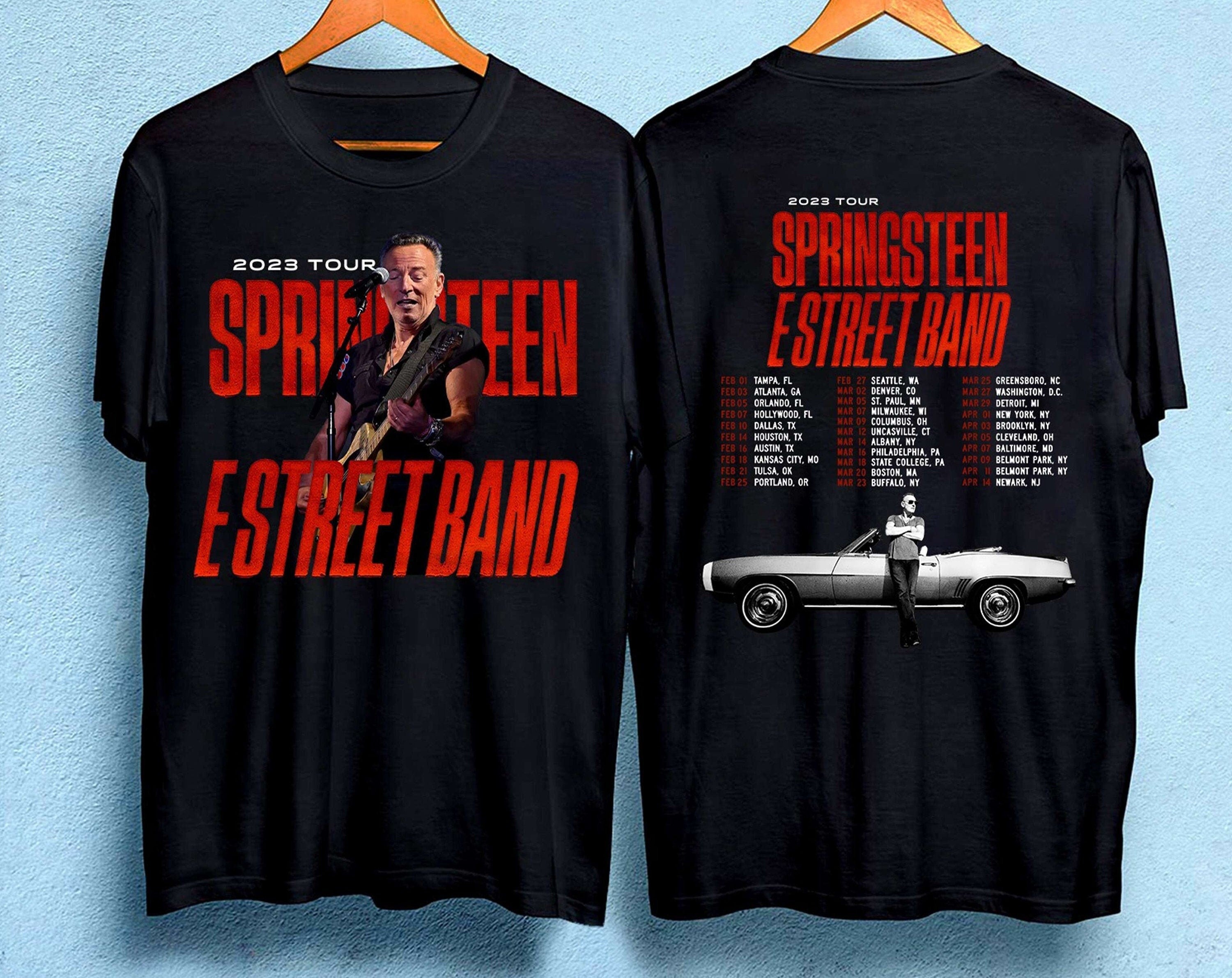 Double Side Bruce Springsteen The E Street Band Tour 2023 Tshirt Hoodie, Sweatshirt | CoreVibeTees.com