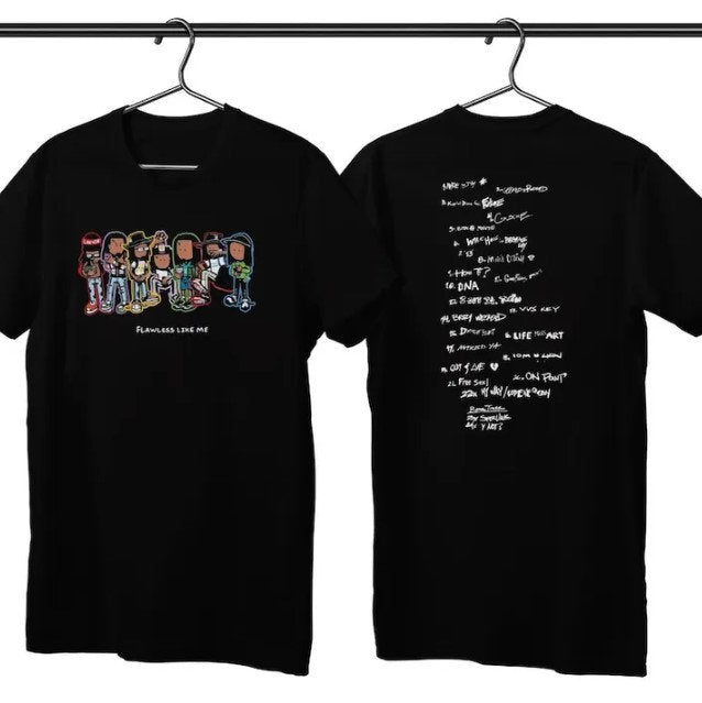 Lucki US Tour 2023 2 SIDES Shirt, Flawless Like Me Tour 2023 Shirt Hoodie, Sweatshirt | CoreVibeTees.com
