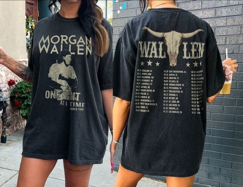 Wallen Western Tour 2023 Merch, Morgan Fan Gift, Unisex Vintage Shirt Hoodie, Sweatshirt | CoreVibeTees.com