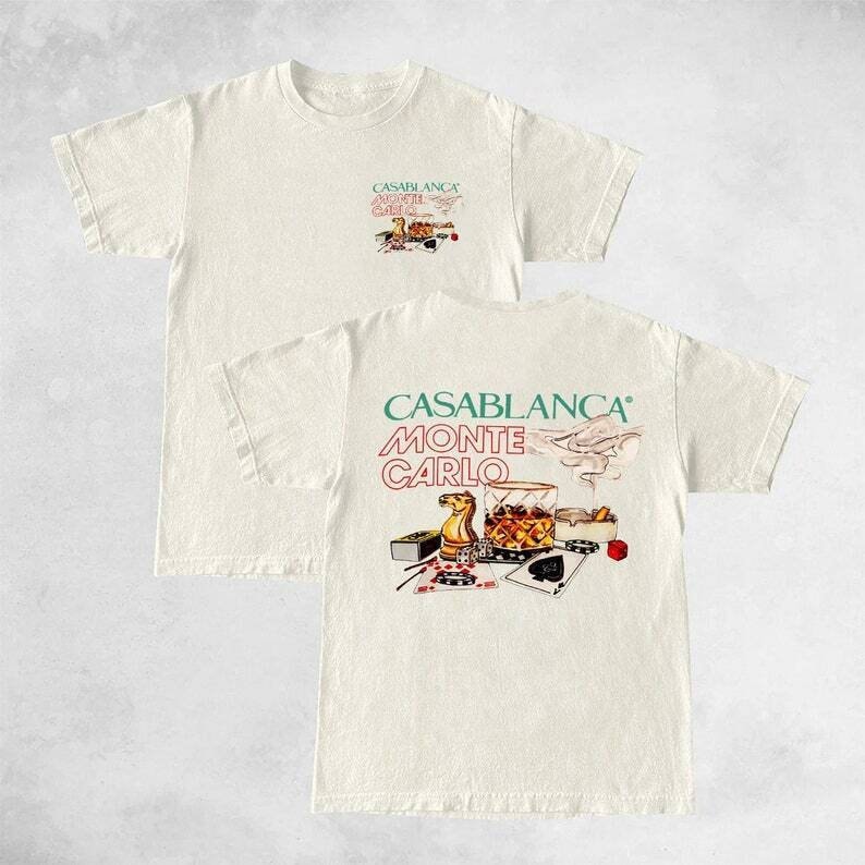 Casablanca Monte Carlo 2 Sides Shirt, Monte Carlo Tshirt Hoodie, Sweatshirt | CoreVibeTees.com