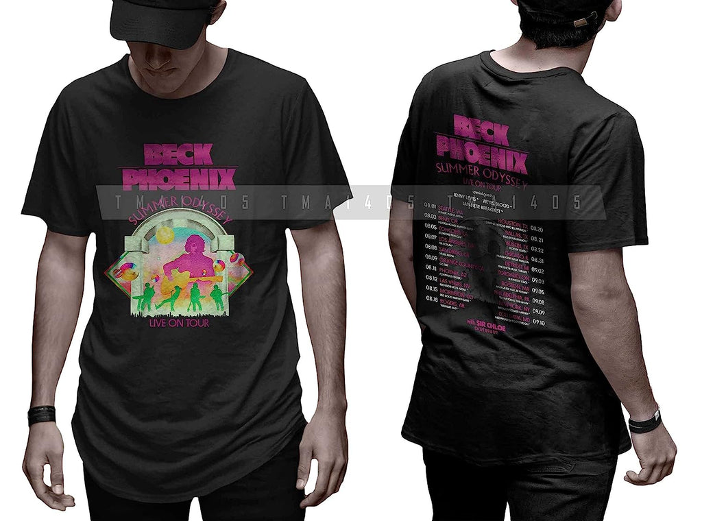 Be ck And Phoe nix Tour 2023 Shirt Hoodie, Sweatshirt | CoreVibeTees.com